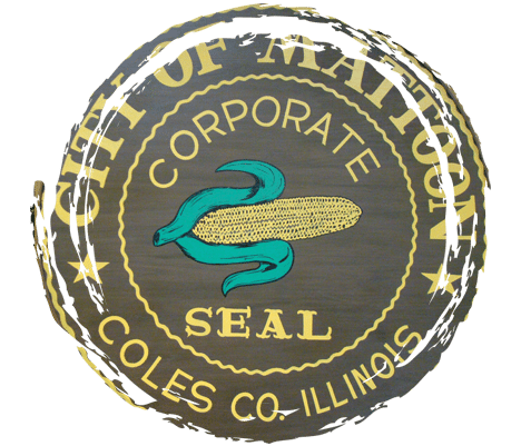 City of Mattoon Corporate Seal in Council Chambers