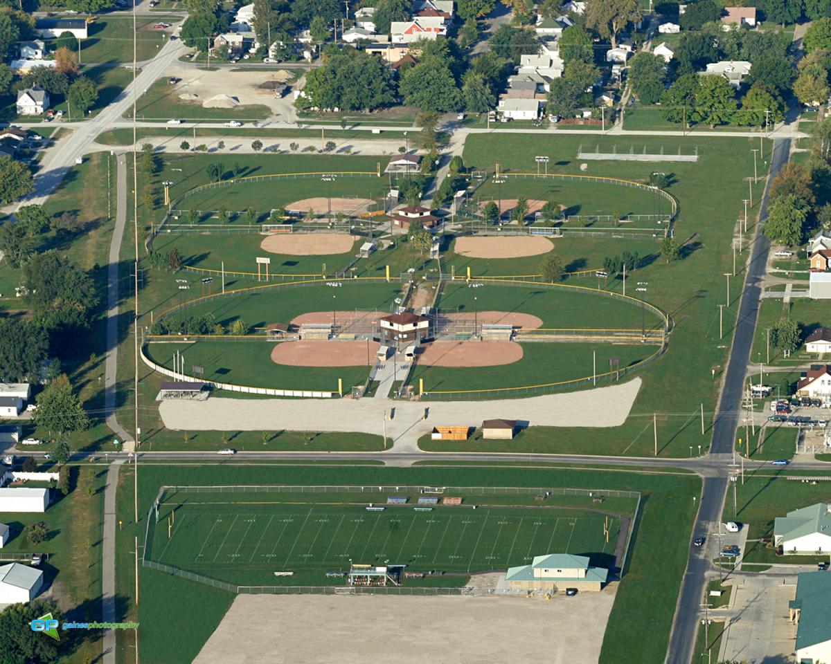 Aerial Photo of Sports Fields in Mattoon IL