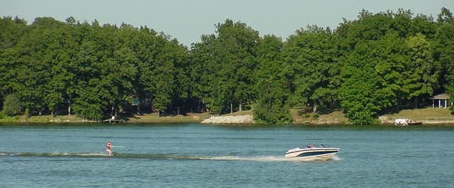 Boating on the Lake in Mattoon